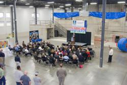 Ribbon cutting celebrates second electron beam accelerator at E-BEAM Services, Inc.